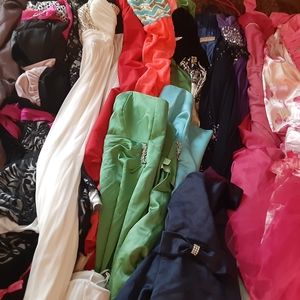 LOTS OF PROM DRESSES